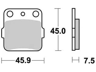 TRW Bremsbeläge MCB 561 Bremsbelag MCB 561 Si aus Sintermetall