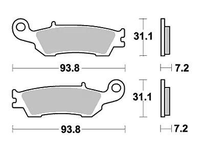TRW Bremsbeläge MCB 791 Bremsbelag MCB 791 SI aus Sintermetall
