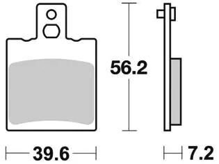 TRW Bremsbeläge MCB 775 Bremsbelag MCB 775 Bio-Standard