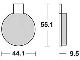 TRW Bremsbeläge MCB 18 Bremsbelag MCB 18 Bio-Standard