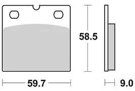 TRW Bremsbeläge MCB 533 Bremsbelag MCB 533 Bio-Standard