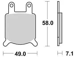 TRW Bremsbeläge MCB 536 Bremsbelag MCB 536 Bio-Standard