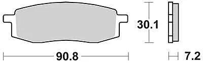 TRW Bremsbeläge MCB 549 Bremsbelag MCB 549 Bio-Standard
