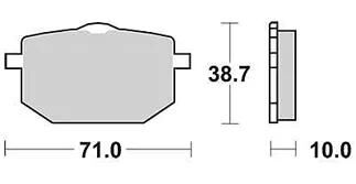 TRW Bremsbeläge MCB 568 Bremsbeläge Sinter MCB 568 SV