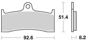 TRW Bremsbeläge MCB 660 Bremsbelag MCB 660 SV Sintermetall