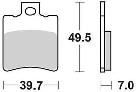 TRW Bremsbeläge MCB 696 Bremsbelag MCB 696 SR Sintermetall