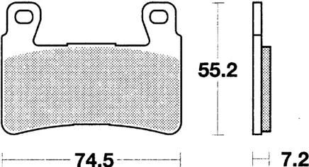 TRW Bremsbeläge MCB 703 Bremsbelag MCB 703 CRQ Hyper Carbon Racing
