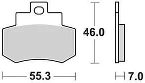 TRW Bremsbeläge MCB 733 Bremsbelag MCB 733 Bio-Standard