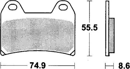 TRW Bremsbeläge MCB 683 Bremsbelag MCB 683 TRQ Sint.Metal Racing