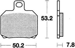 TRW Bremsbeläge MCB 700 Bremsbelag MCB 700 SRM aus Sintermetall