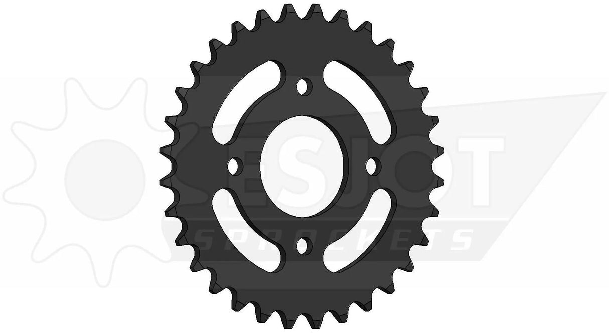 Esjot Kettenrad 0268 Kettenrad 415 52z Stahl schwarz