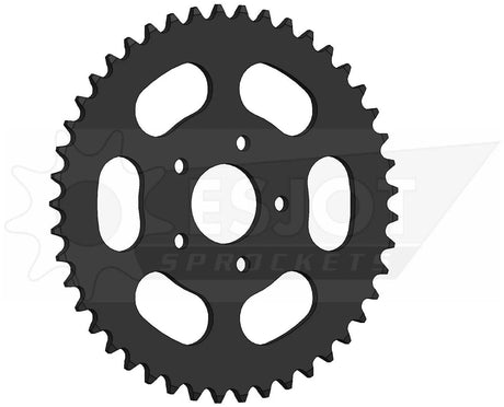 Esjot Kettenrad 0852 Kettenrad 415 45z Stahl schwarz