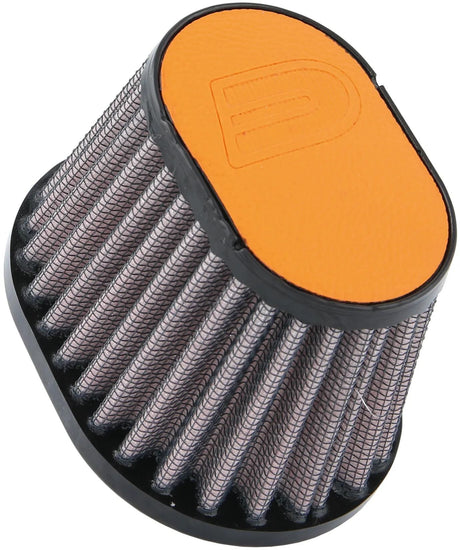 DNA Sportluftfilter Lederoberteil Sportluftfilter 100 x 75 mm orange