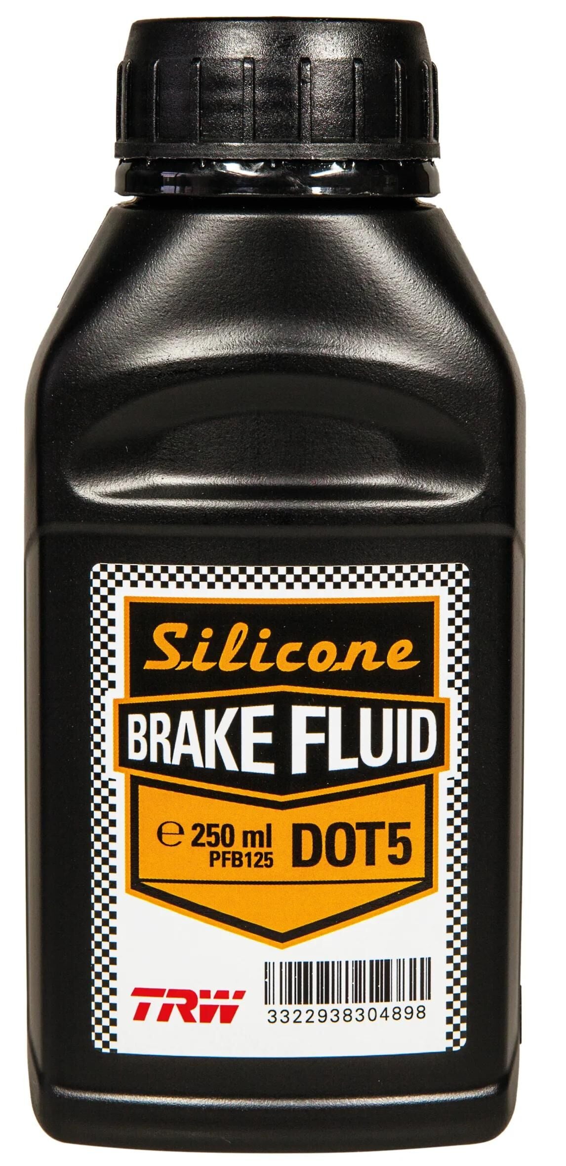 TRW Bremsflüssigkeit Dot 5 Silikon-Bremsflüssigkeit. dot5 250 ml Silikonbasis