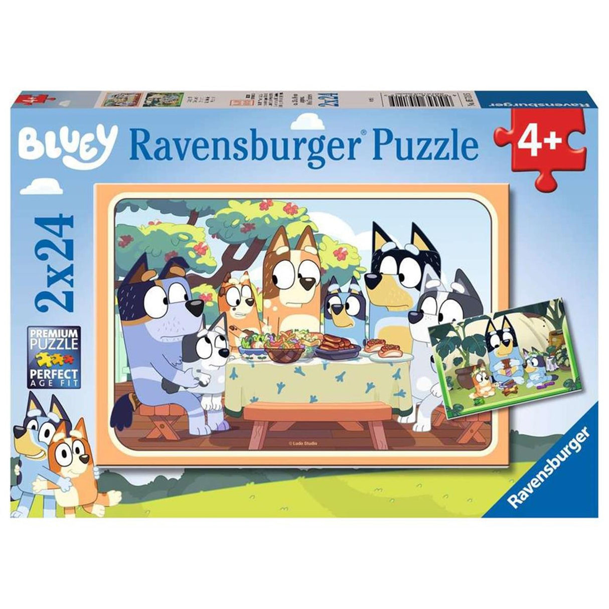 Ravensburger Puzzle blau 2x24 Teile