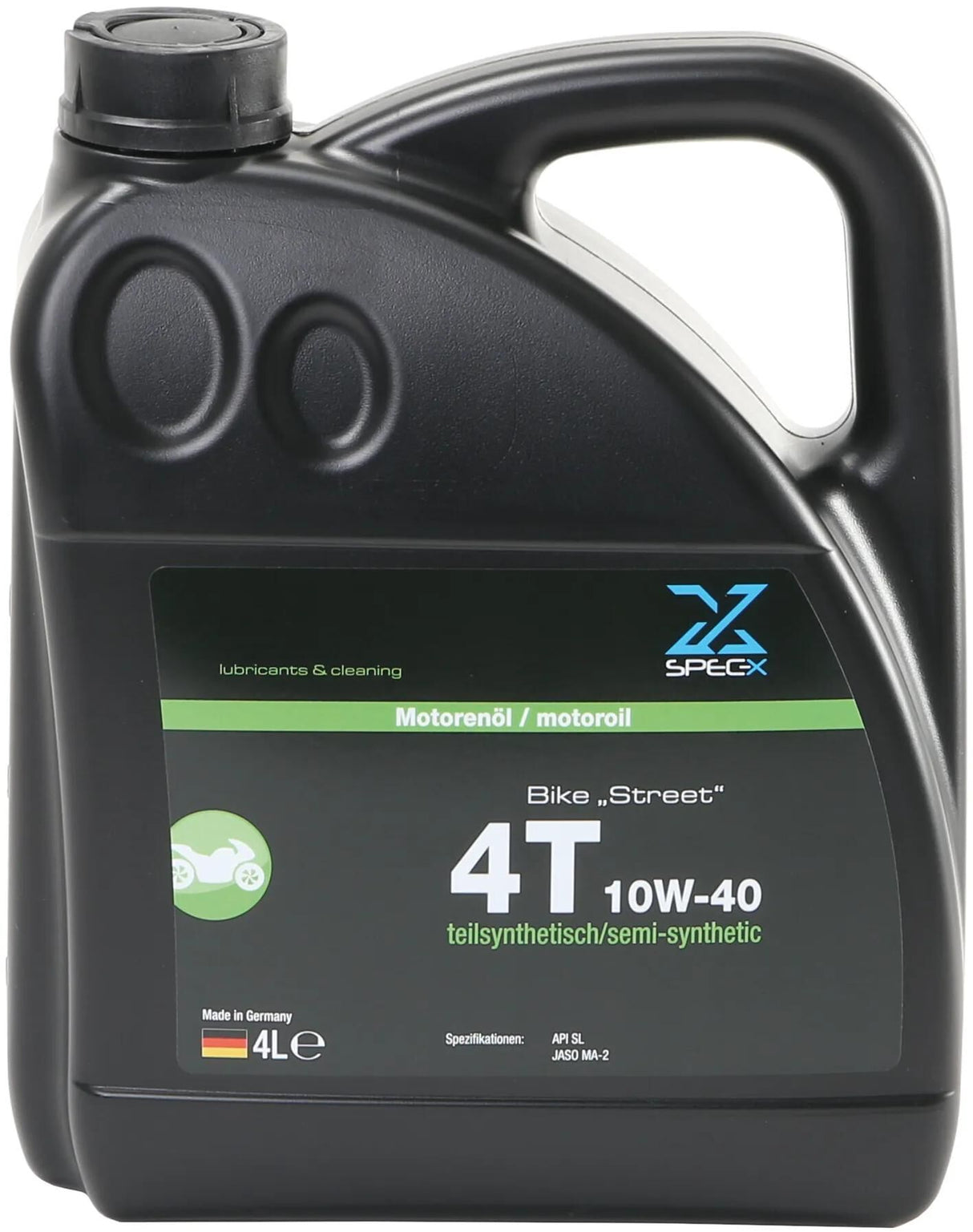 Spec-x Motoröl Fahrrad 4t Straßenmotoröl 4t 10w-40 Stre 4l Fahrrad