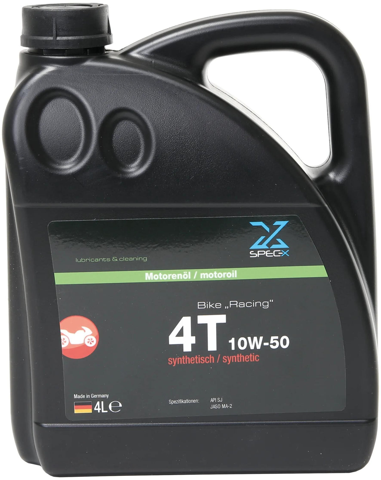 Spec-x Motoröl Fahrrad 4t Rennmotoröl 4t 10w-50 Raci 4l Fahrrad