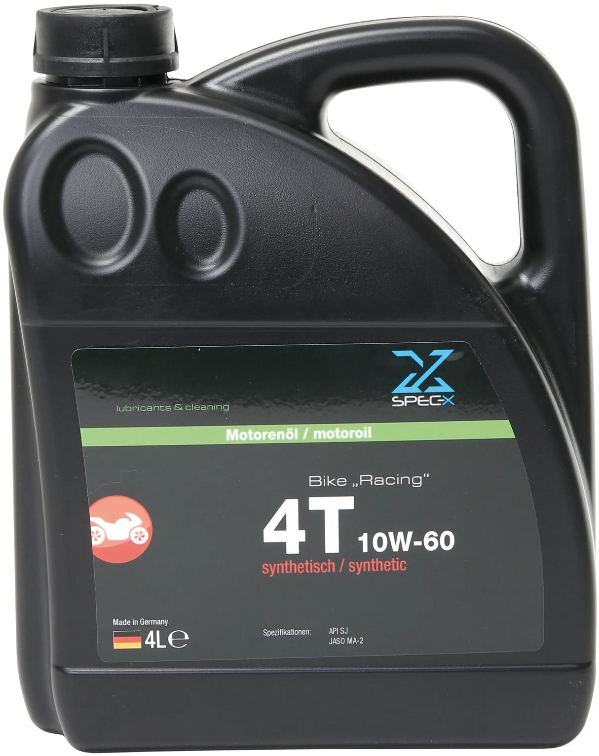Spec-x Motoröl Fahrrad 4t Rennmotoröl 4t 10w-60 Raci 4l Fahrrad