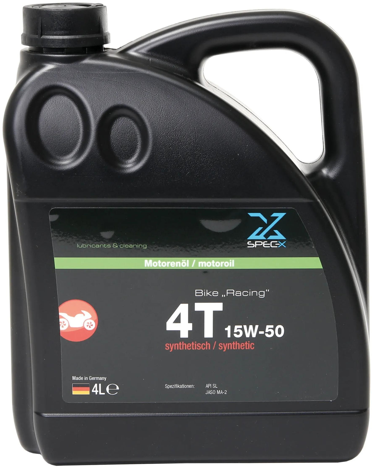 Spec-x Motoröl Fahrrad 4t Rennmotoröl 4t 15w-50 Raci 4l Fahrrad