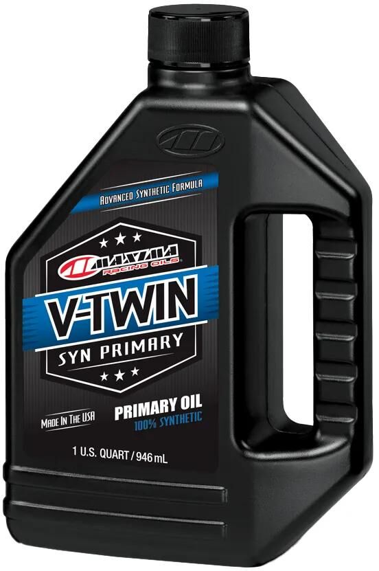 Maxima Rennöle Getriebeöl V-Twin synthetisches Primäröl 80 W. Antriebsöl 80 WT Maxima 946 ml V-Twin voll