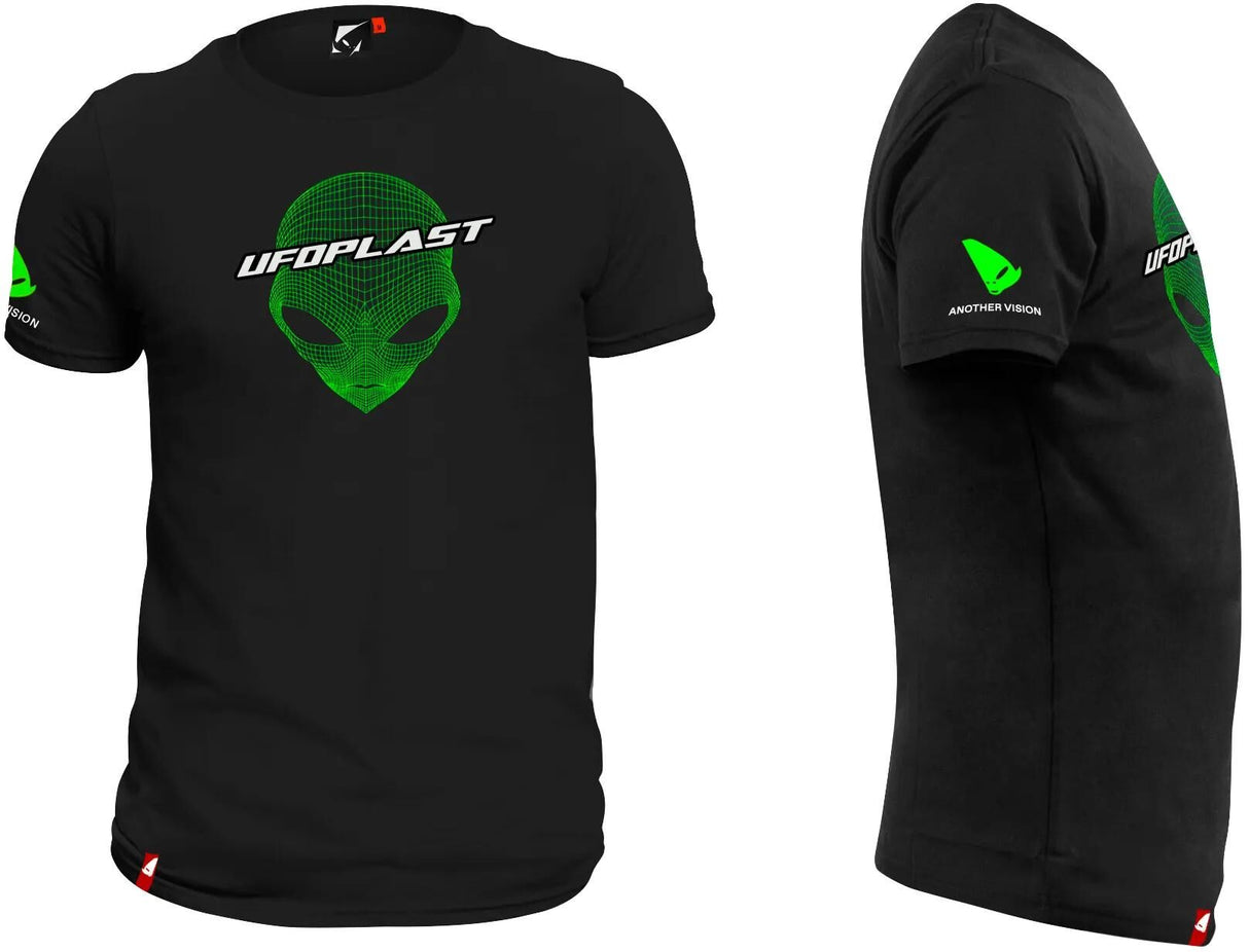 Ufo Pinkeln T-Shirt Freizeitshirt UFO Schwarz Gr. xl