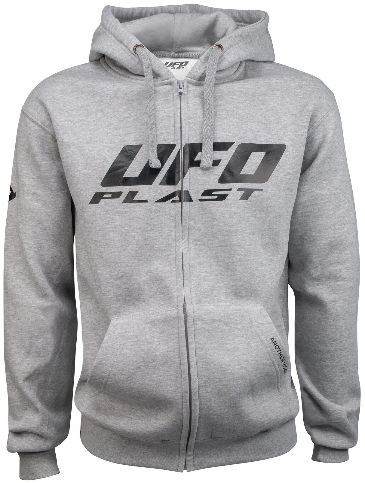 UFO Plast UFO Jacke Plast Hoodie Sweatshirt UFO Grau Gr. l