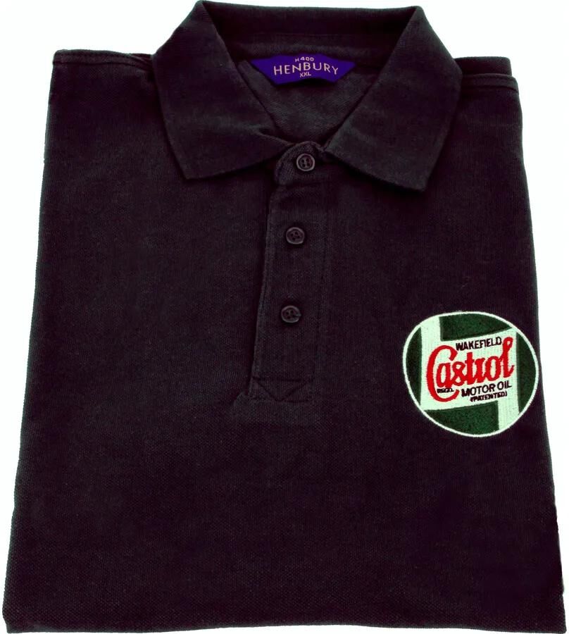 Castrol Classic Poloshirt Poloshirt Classic Schwarz Gr. m 48