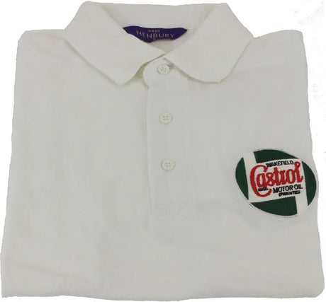 Castrol Classic Poloshirt Poloshirt Classic Weiß Gr. l 50