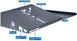Oxford Gear Tidy Holder Bekleidungsdepot Zero-G Geartidy Schwarz