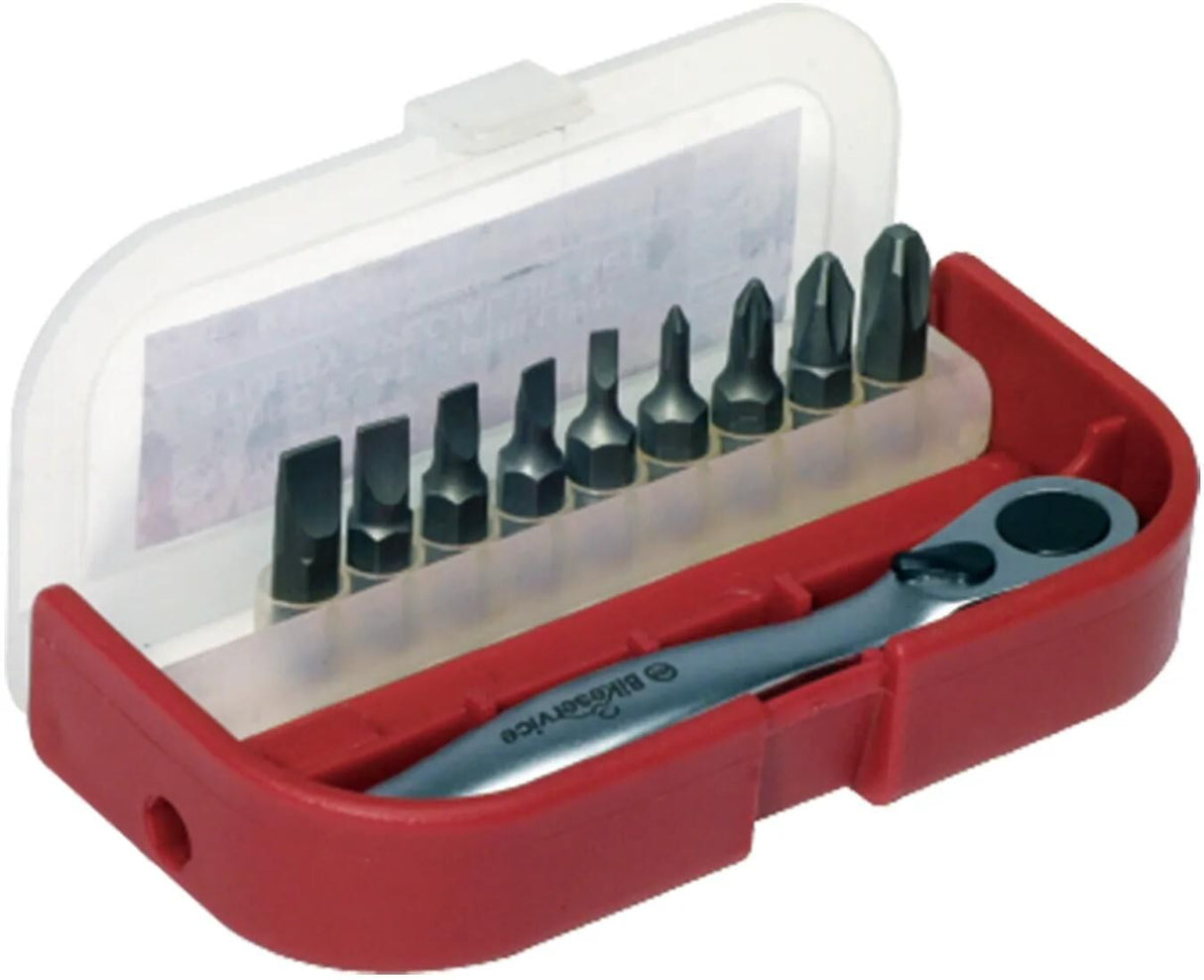 Bikeservice Bit-Set BS6005 Bitstz M Umschltknr BST 10 Stück Kreuzschlitz