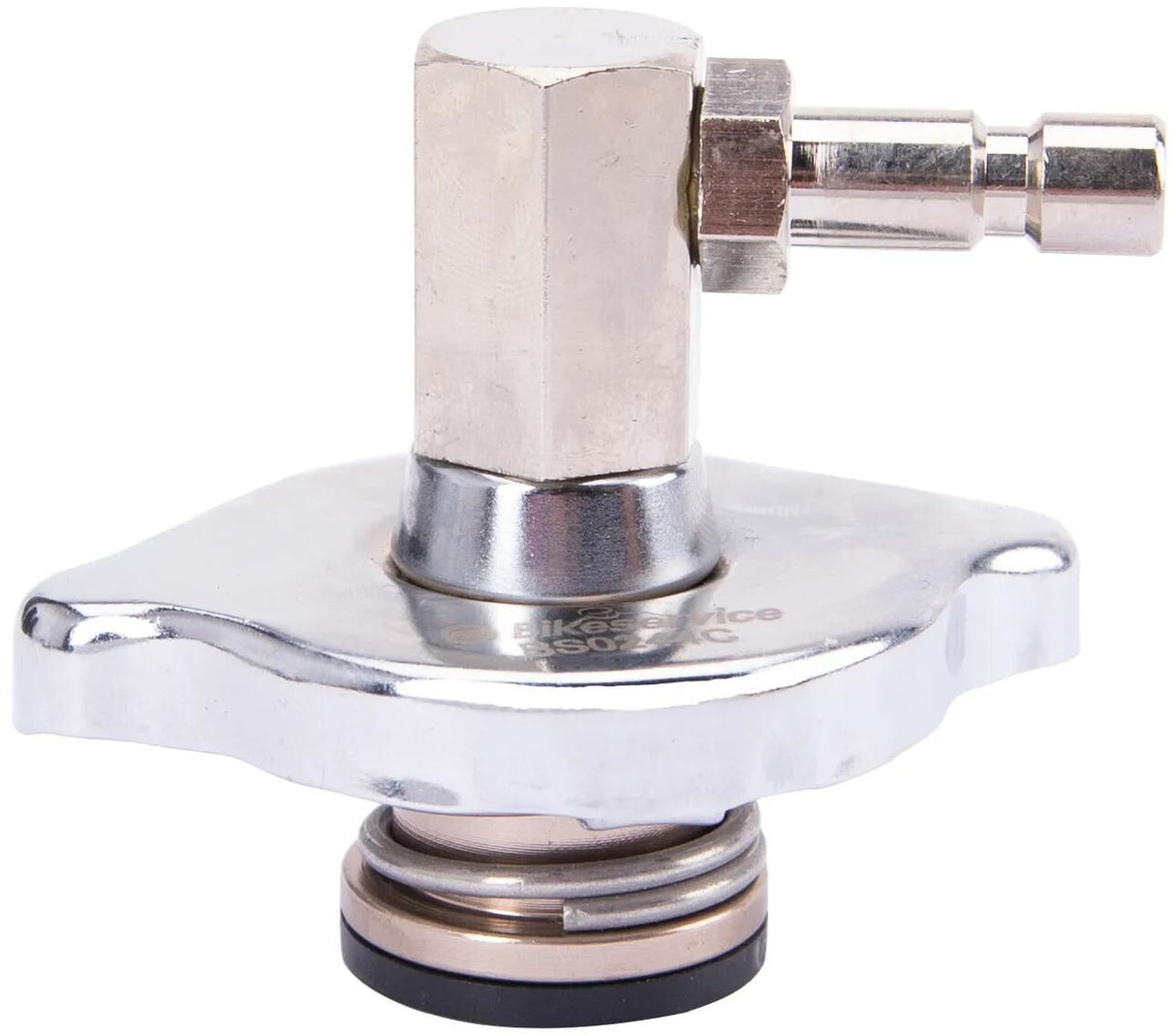 Bikeservice Kühlerdeckel-Adapter Kühlerdeckel Adapt BST abgewinkelte kleine Flügel