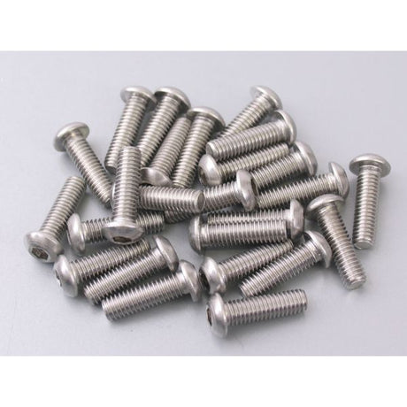 Allenbout Bolkop M6 x 20 mm Edelstahl 25 Teile (214291)
