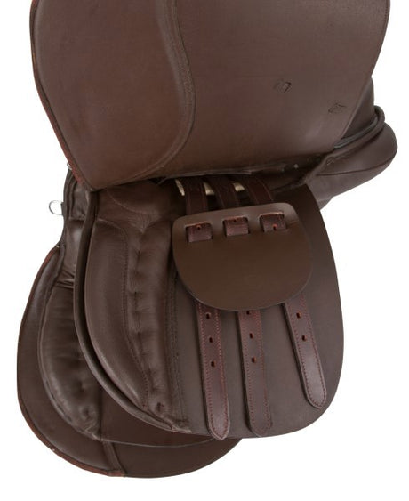 Producten zadelstartset haflinger 17 5 bruin