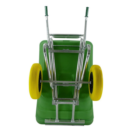 Fort producten kiep kruiwagen f s 300l groen 2 nml wiel