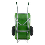 Fort producten kruiwagen f s 350l groen verz onderstel 2 luchtwiel