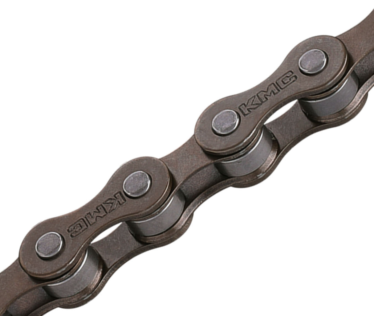 KM C S1 Fahrradkette 1 2x1 8 112 Schakels braun