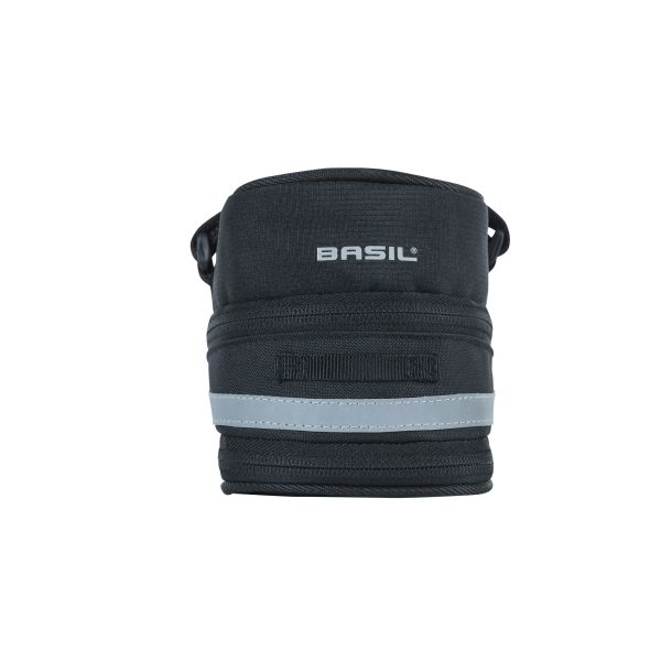 Basil Mada Satteltasche - kompakt, schwarz, 1l, Klettverschluss, Fahrradzubehör