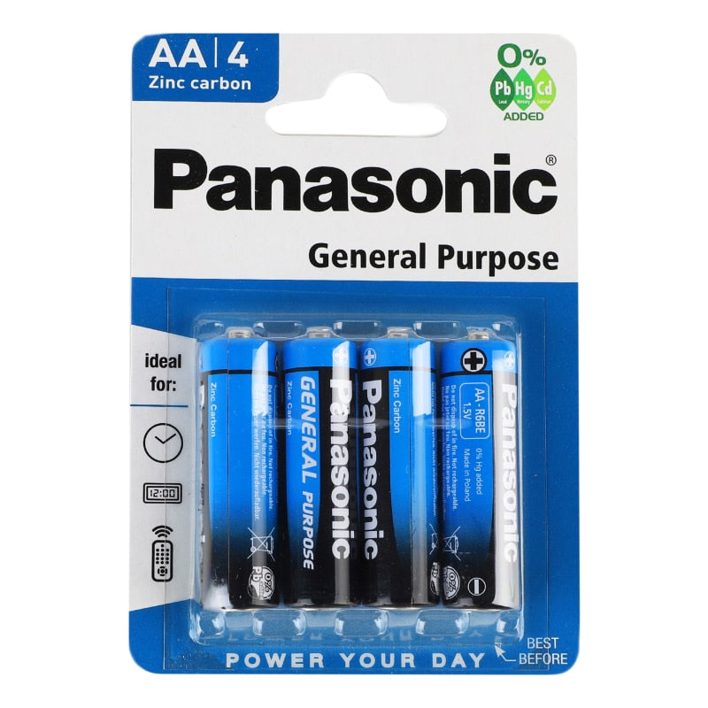 Jonotoys Panasonic AA Allzweckbatterien 4 Stück