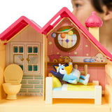 Elchspielzeug Bluey Mini Speelhuis mit Möbeln und Spielfigur