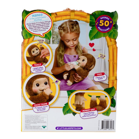 Kleine lebende Haustiere, mein Affenbaby + Ton