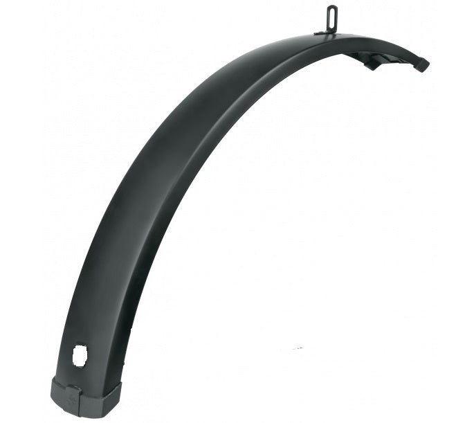 SKS Infinity A75 Front Fender 28 tommer Plastik 75 mm Matte sort