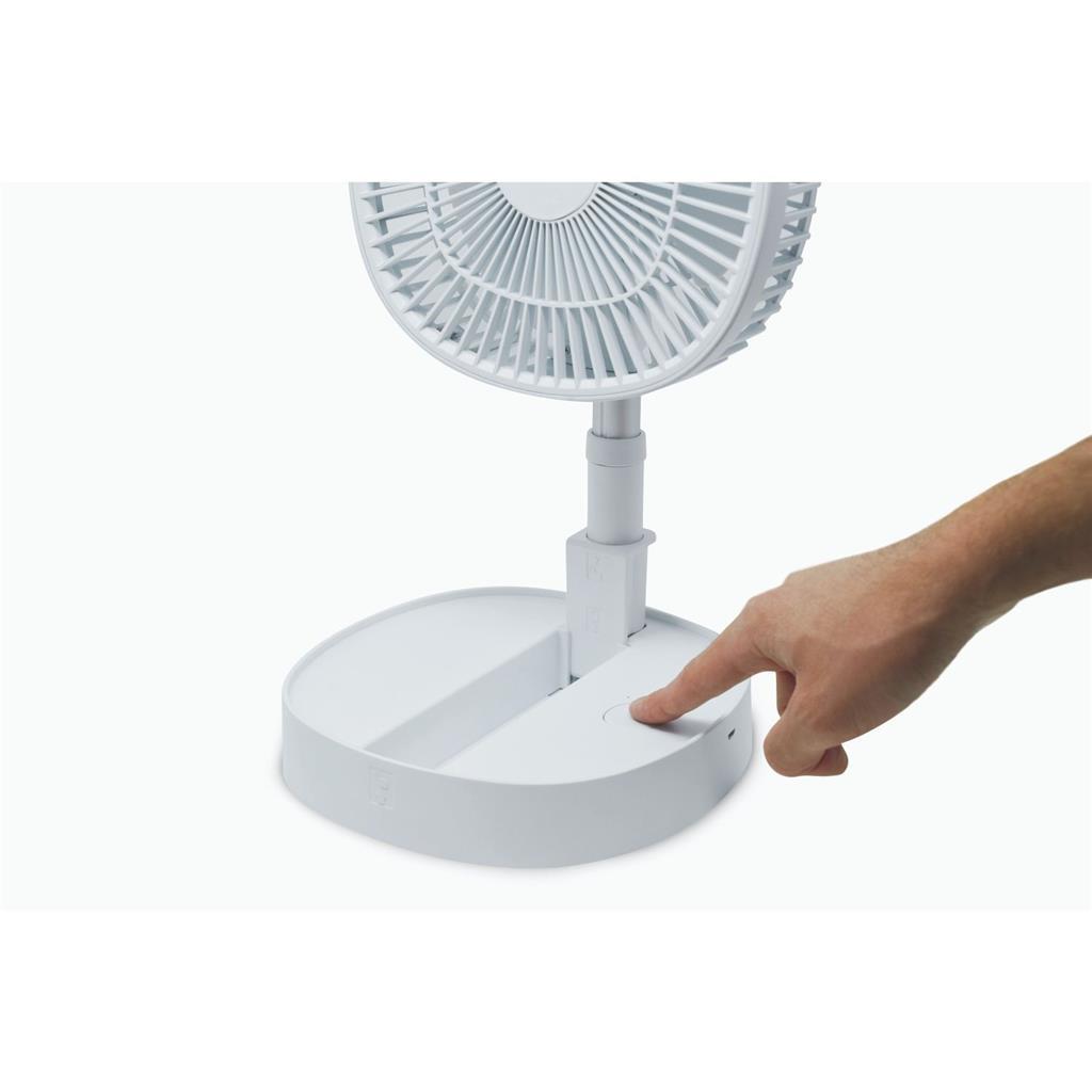 Starlyf faltbarer Ventilator 23 cm weiß