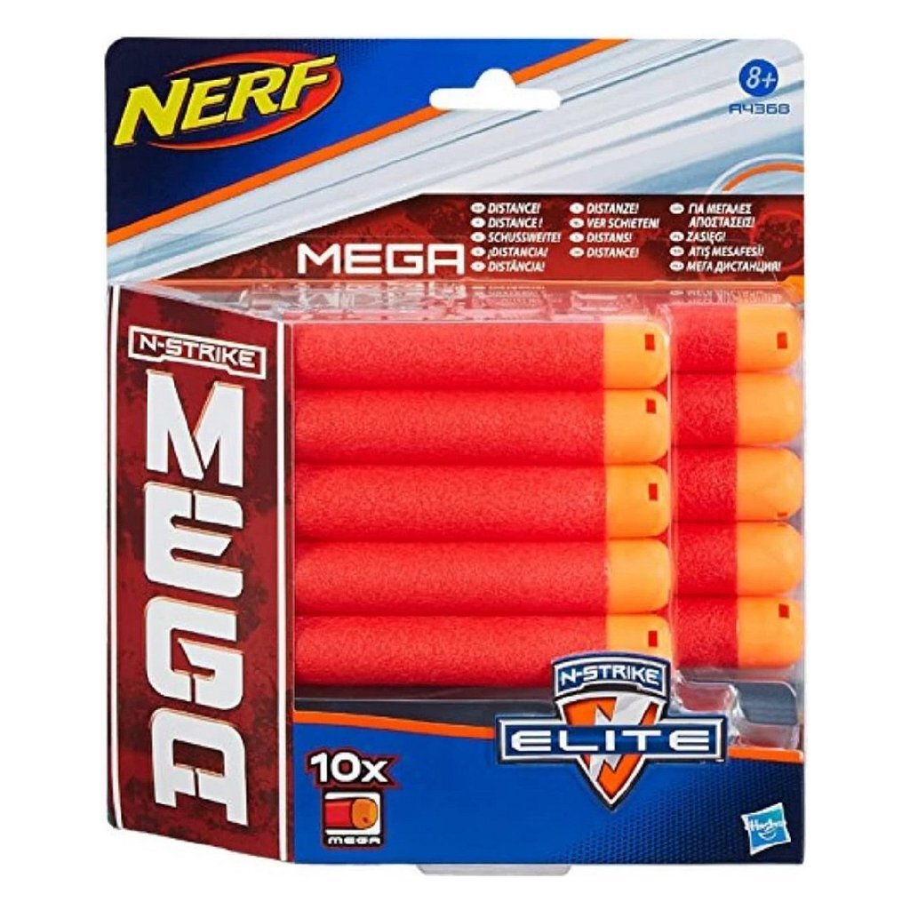 Nerf n-strike mega ricarica 10 freccette