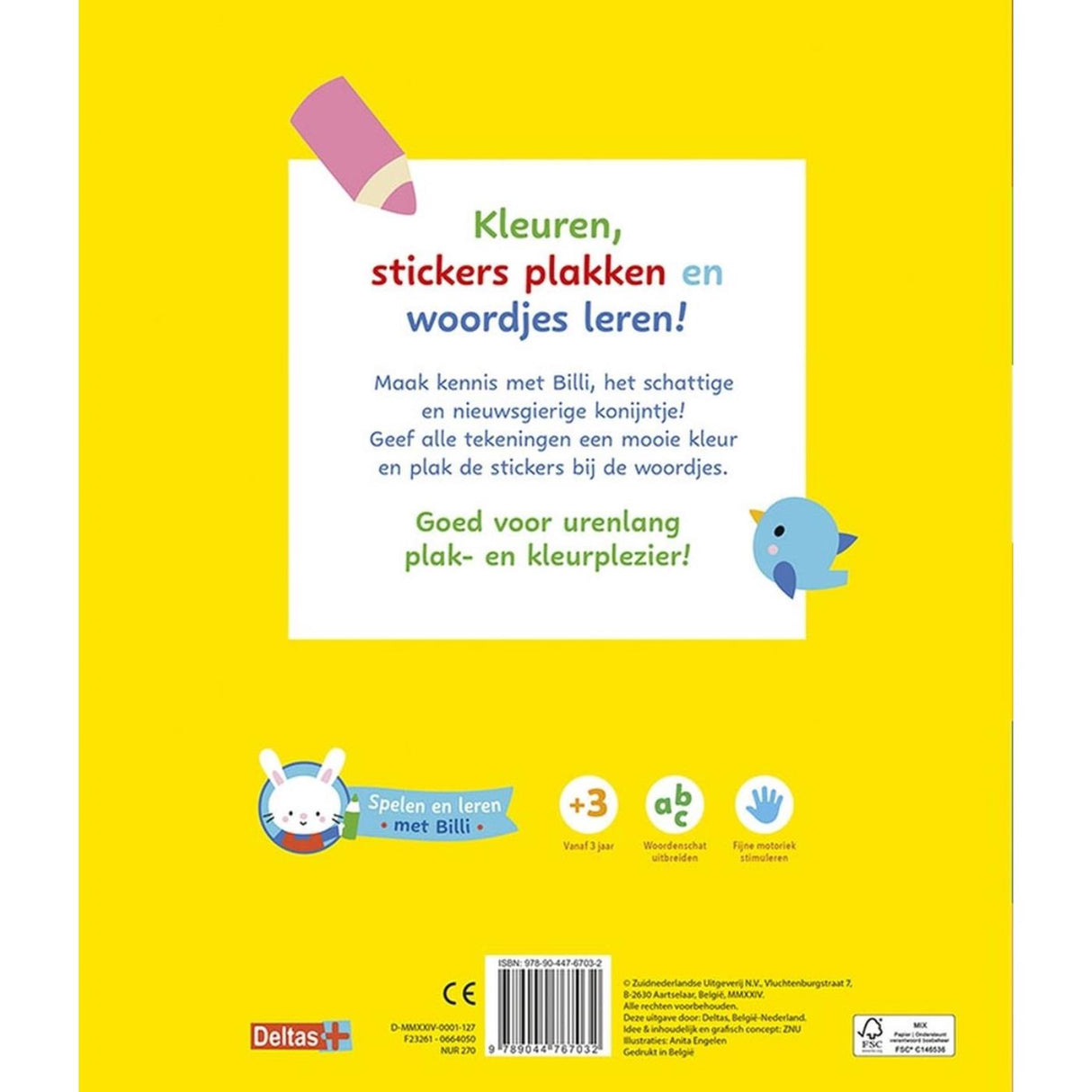 Deltas Stickerbuch zum Spielen und Lernen mit Billi