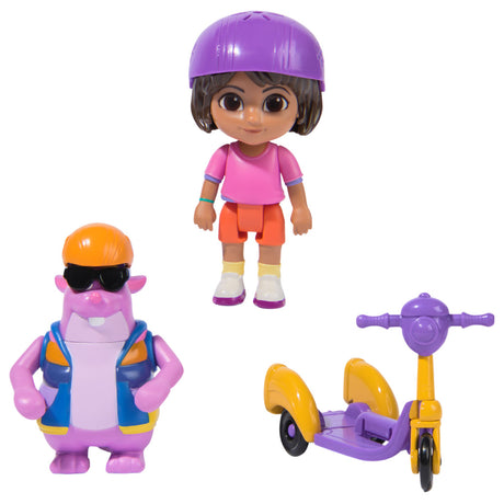 Dora die Entdeckerin Spin Master Dora Spielfigurenset mit Dora, Tico und Scooter – Spielzeug.