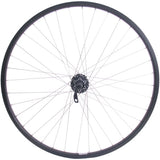 Shimano Vorderrad 28 29 622x19c Andra 30 RIM mit FH-M525-Hub für 6 Schrauben Bremsscheibe Schwarz