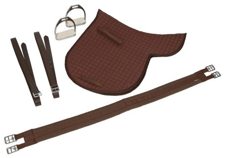 Producten zadelstartset haflinger 17 5 bruin