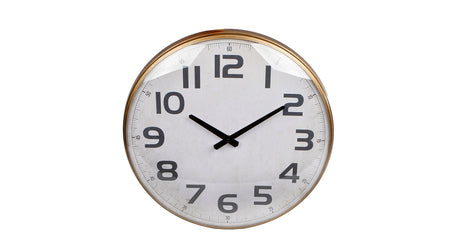 Weitere Marken Wanduhr Dresden 43x6,5x43 cm Messing Metall