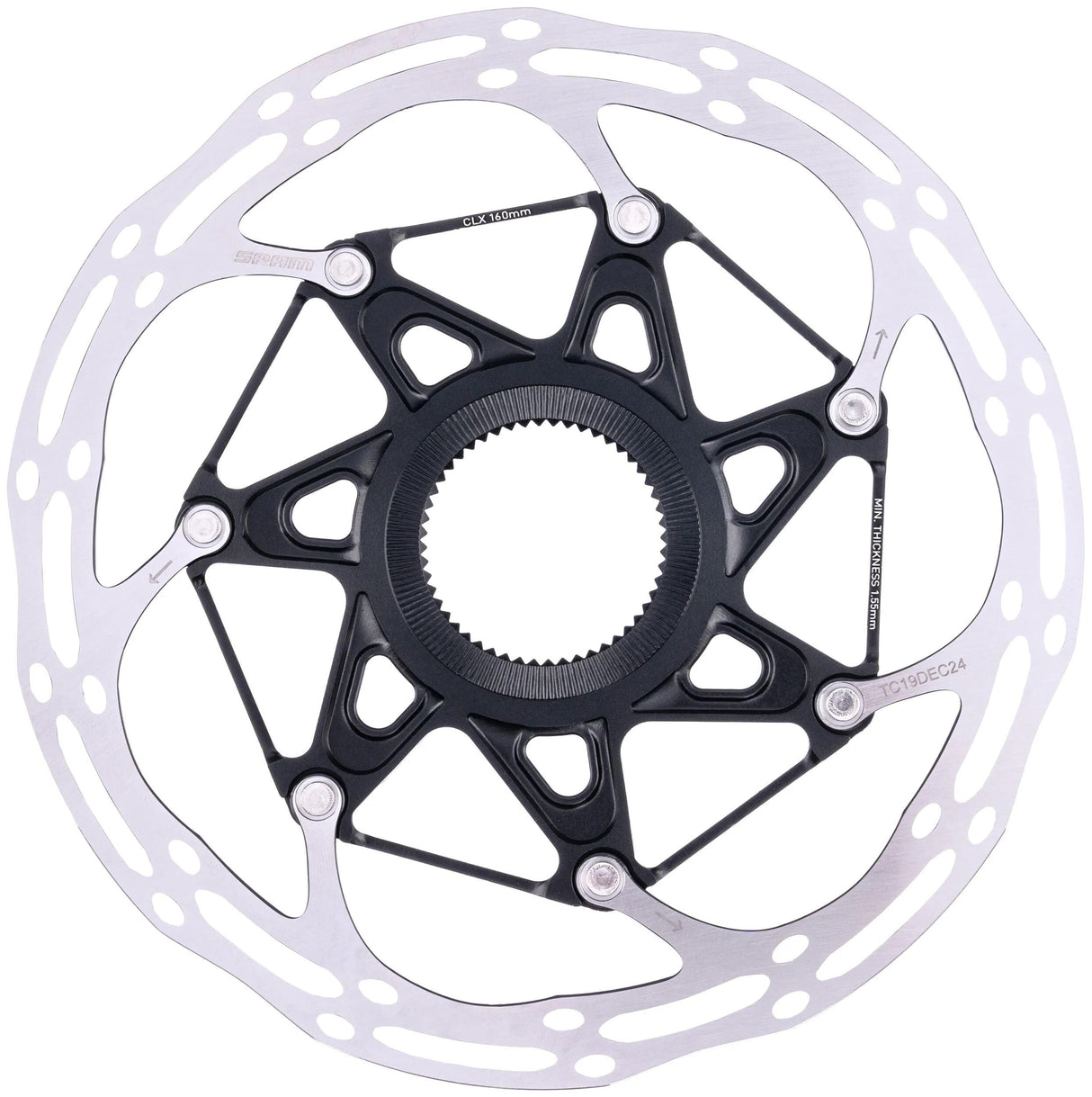 Sram Rotor Centerlock 160mm 2 Stück schwarz