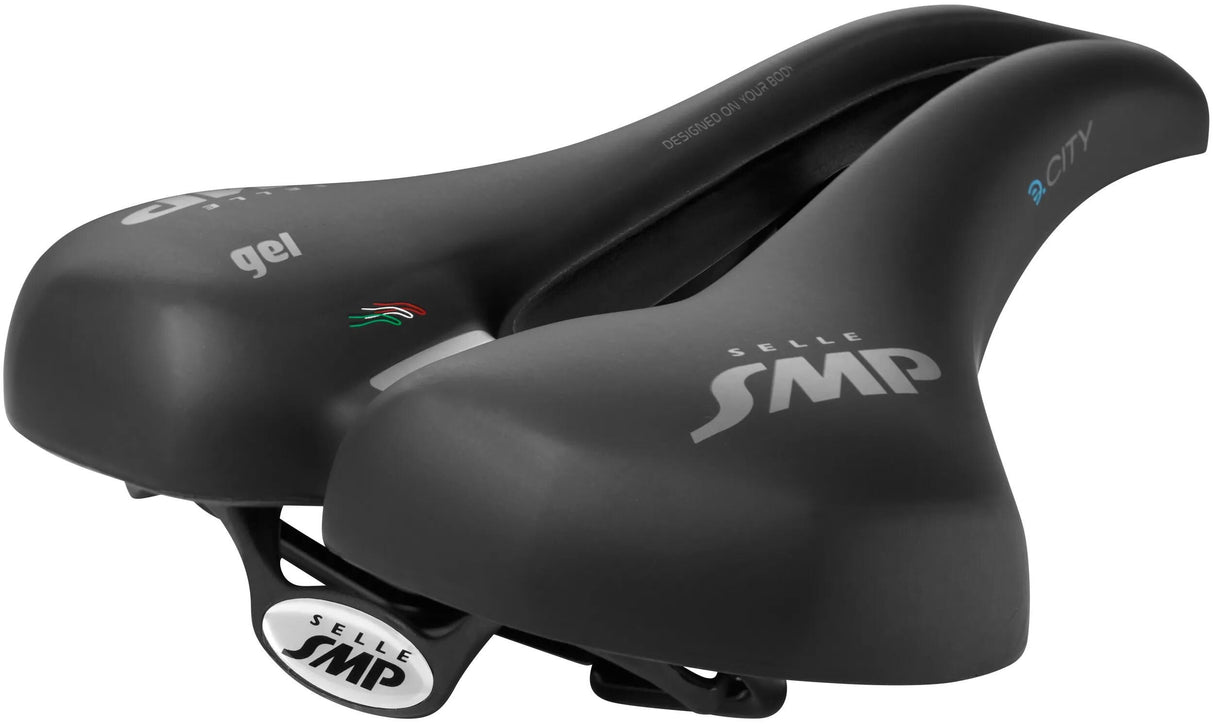 SMP Sattel E-City Gel Schwarz